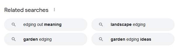 Search Engine Company delivering garbage for Edging